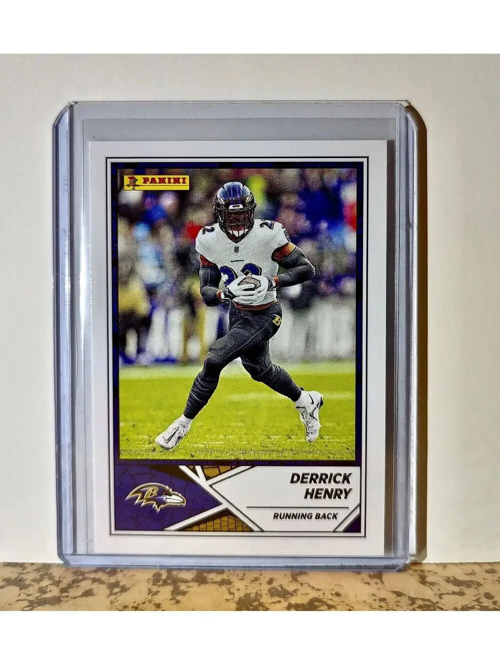 Derrick Henry 2024 Panini NFL #63 Sticker Card Baltimore Ravens